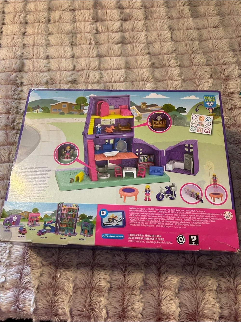 Polly Pocket Pollyville Pocket House Playset new